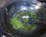 A picture of step 5 of Special Paneer Dosa with chutney.