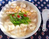 Hình bước làm 4 của món Hoành Thánh nước