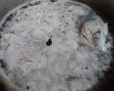 A picture of step 1 of Beef yakhni pulao.