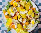 Foto del passaggio 2 della ricetta Insalata tricolore di patate e uova
