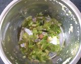 A picture of step 1 of Maharashtrian Pithala.