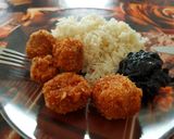 Sajtos csirkegolyó recept fázis 2 fotója