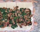 A picture of step 7 of Chicken Florentine/Bleu Roll.