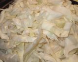 Káposztás fodros kocka-tészta (tojás nélküli tésztából ~ vegán😉) recept fázis 3 fotója