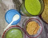 हरे धनिए की भुजिया चटनी (hare dhaniye ki bhujiya chutney recipe in Hindi) रेसिपी चरण 4 फोटो