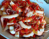 Foto del paso 12 de la receta: Salpicón de pulpitos y langostinos con chimichurri de pimientos