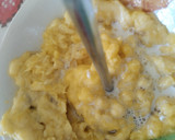 Foto del paso 4 de la receta: Lomo de res en salsa de epazote, elotes horneados y puré de plátano