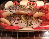 Foto del paso 5 de la receta Besugo al horno, a la lima y hierbas ibéricas