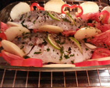 Foto del paso 5 de la receta: Besugo al horno, a la lima y hierbas ibéricas