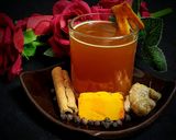 A picture of step 7 of Turmeric Tea.