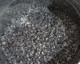 A picture of step 1 of Black sesame.
