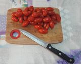 Pas rețetă Paste (pennette) cu vinete, roșioare și mozzarella 1 fotografie