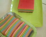 Foto langkah ke 1 dari resep Lapis pepelangi jual 40rb Uk 20x10x7cm.