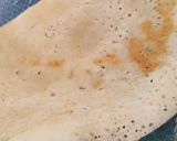 A picture of step 4 of Urad dal rice Dosa and Coconut Chutney.