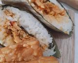 Foto langkah ke 4 dari resep Nasi bakar ayam kemangi.