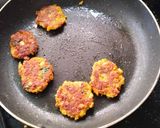A picture of step 5 of Soya chanadaal pattice.