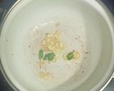 A picture of step 1 of Hot and sour veg soup.