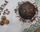 A picture of step 12 of Chocolatechip mountain lava cake.
