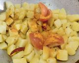 A picture of step 4 of Dry Potato Curry in 10 MINS.