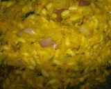 A picture of step 2 of Crispy Murmura Pakoda.