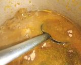 A picture of step 5 of Gawar fali dhokli.
