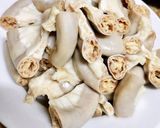 Hình bước làm 1 của món Lòng Non Xào Cải Chua