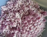 A picture of step 1 of Purple Yam Sago Vada.