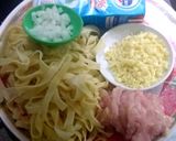 รูปขั้นตอนการทำที่ 2 ของ พาสต้ามอซซ่าชีสไก่สับ