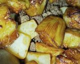 صورة لخطوة 2 من وصفة مسقعة باذنجان وبطاطا 🥔🍆🧅