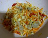 Foto langkah ke 2 dari resep Orak Arik Telur Sayuran.