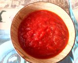Foto del paso 5 de la receta: Cintas de pollo empanado con tomate especiado
