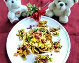 A picture of step 6 of Instant papad katori chaat.