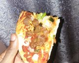 A picture of step 3 of Homemade pizza without cheese.