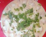 A picture of step 3 of Mushroom and spring onion quiche.