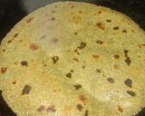 A picture of step 4 of Milk Bajara roti.