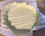 Une image de l'étape 1 de Tarte aux pêches de vigne et noix de coco.