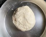 A picture of step 6 of Bhetki Mach’r Kochuri o Doi Alu Dum Thakurbarir style.