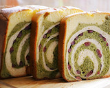 A picture of step 18 of Chiffon Cake and Matcha Bread Combo (Made Entirely with a Bread Machine).