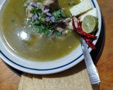 A picture of step 12 of Pozolillo (Green Pozole with Corn).