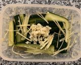 A picture of step 4 of Cucumber Salad.