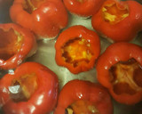 Foto del paso 1 de la receta: Pimiento relleno con champiñones y cus cus (vegano)