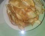 A picture of step 3 of Crispy Sweet potatoes chips.