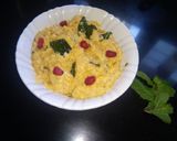 A picture of step 5 of Pumpkin bharta.