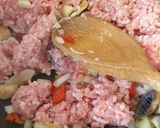 Pas rețetă Bologhneze cu spaghete și ciuperci 1 fotografie