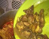 A picture of step 3 of Egusi soup.