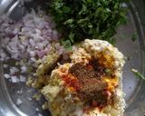 A picture of step 3 of Authentic Gujarati Thali.