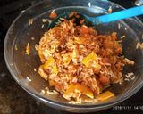Foto del paso 4 de la receta: Berenjenas rellenas de arroz (vegetarianas)