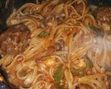 Foto del paso 6 de la receta: Tallarines con albóndigas 🍝