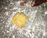 A picture of step 6 of Plantain stuffed cones.