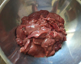 Zöldborsós csirkemáj recept fázis 1 fotója